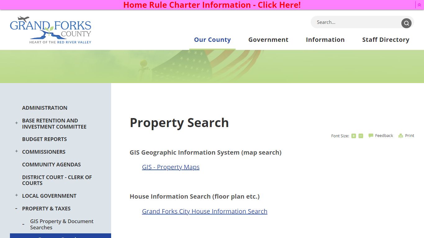 Property Search | Grand Forks County, ND - North Dakota